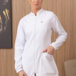 Jaleco Feminino Básico Oxfordine Arizona Branco